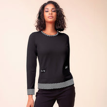 A48060 - Bow Sparkle Detail Top