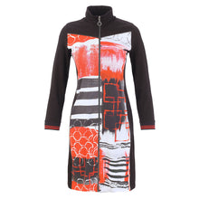76695 - Zip Dress ‘Geo Stripes by Yasemin Indap‘