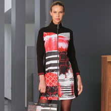 76695 - Zip Dress ‘Geo Stripes by Yasemin Indap‘