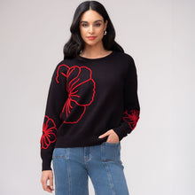 EW37025 - Embossed Flower Detail Top