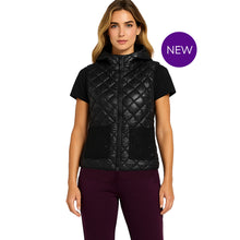 262100 - Glossy Sparkle Pocket Hooded Gilet - Pennita