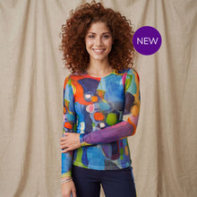 CP1303 - ‘Insatiable’ Vibrant Long Sleeve Top