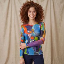 CP1303 - ‘Insatiable’ Vibrant Long Sleeve Top