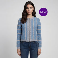 2628022 - Knitted Detailed Zip Cardigan