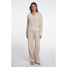 Keath 5002611 - V-Neck Furry Sweater