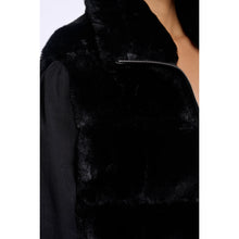 May 7002612 - Fun Fur Gilet - Black