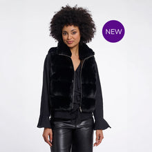 May 7002612 - Fun Fur Gilet - Black