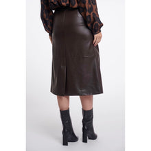 Almas 7502612 - Pleather Pocket Midi Skirt
