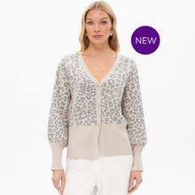 20253 - Animal Print Button Jacket