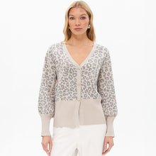 20253 - Animal Print Button Jacket