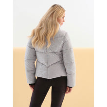 76808 - Sparkle Trim Padded Jacket