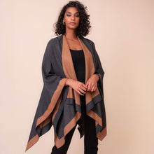 ASCG - Reversible Camel/Charcoal Wrap