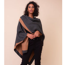 ASCG - Reversible Camel/Charcoal Wrap