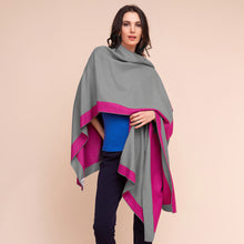 ASCG - Reversible Fuchsia/Silver Wrap