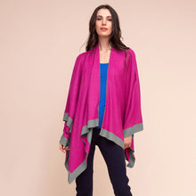 ASCG - Reversible Fuchsia/Silver Wrap