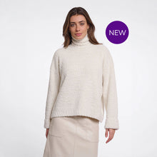 Mathilda 5002612 - Textured Knitted Turtleneck Sweater