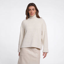 Mathilda 5002612 - Textured Knitted Turtleneck Sweater