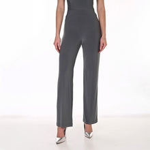 233015 - Wide Leg Trouser -  Dark Grey - Pennita