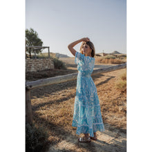 L186 - Aqua Beaded Dress