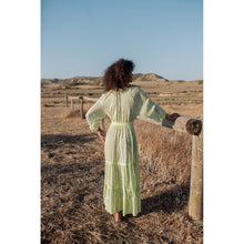 L216 - Embellished Palm Button Through Dress