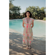 L223 - Neon Pineapple Dress