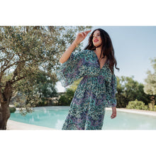 L330 - Paisley Frill Dress