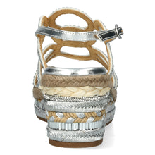 Marieo 05 - Baguette Wedge Sandal - Silver
