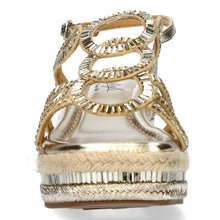 Marieo 05 - Baguette Wedge Sandal - Gold - Pennita