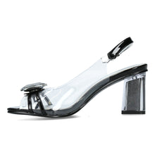 Matia 07 - Perspex Block Heel Sandal - Pennita