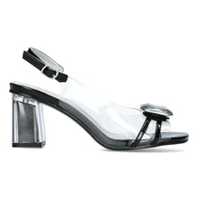 Matia 07 - Perspex Block Heel Sandal - Pennita