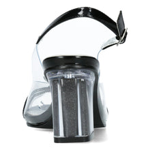 Matia 07 - Perspex Block Heel Sandal - Pennita