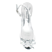 Mily 22 - Perspex Jewelled Block Heel Sandal - Pennita