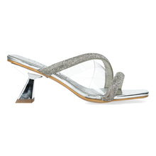Mima 27 - Sparkle Strappy Kitten Heel - Pennita