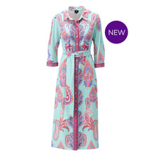 A404 - Paisley Long Sleeve Maxi Dress