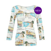 25112 - Long Sleeve Top 'Le Sable et la Mer'