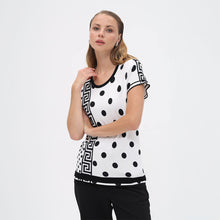 17109 - Spots & Keys Print Top