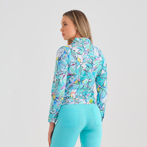 25621 - Bomber Jacket 'Half Moon Morning by Mary Singleton’