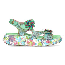Nikito 03 - Flower Wedge Sandal