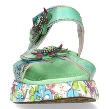 Nikito 03 - Flower Wedge Sandal