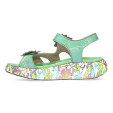 Nikito 03 - Flower Wedge Sandal