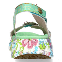 Nikito 03 - Flower Wedge Sandal