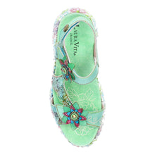 Nikito 03 - Flower Wedge Sandal