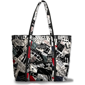 73950 - Abstract Padded Bag 'Tear Down the Wall by Natalie Green'