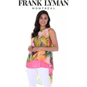 246482 - Tropical Floaty Dipped Back Top