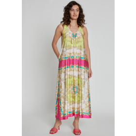 49697 - Print Maxi Dress - Pennita