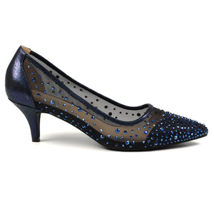 FLR559 - 'Alisha' Mesh Court - Navy