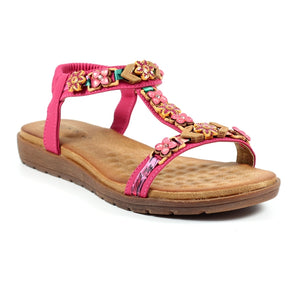 JLH433 - 'Becca' Floral Sandal