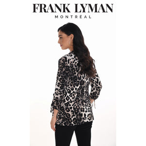 254218 - Leopard Draw Sleeve Jacket
