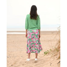 6991 - Leaf Print Skirt