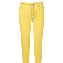 1908 - Fringe Crop Jeans - Yellow